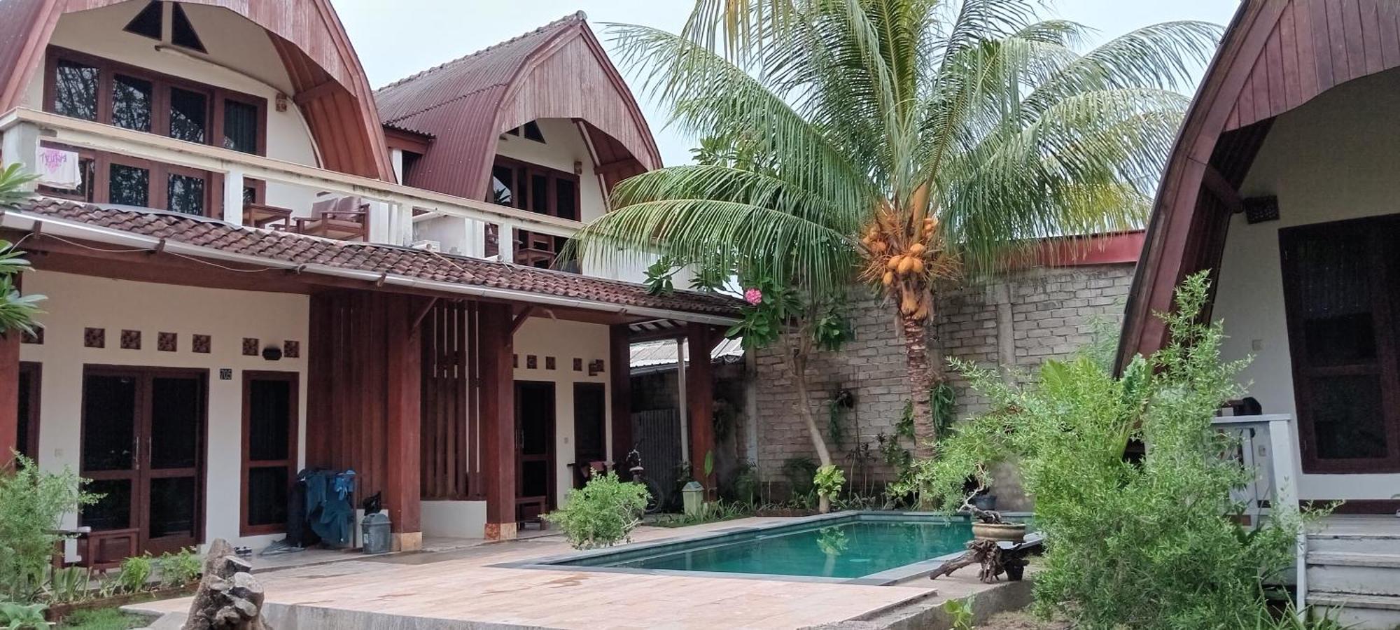 D'Gilian Bungalow Gili Trawangan Buitenkant foto