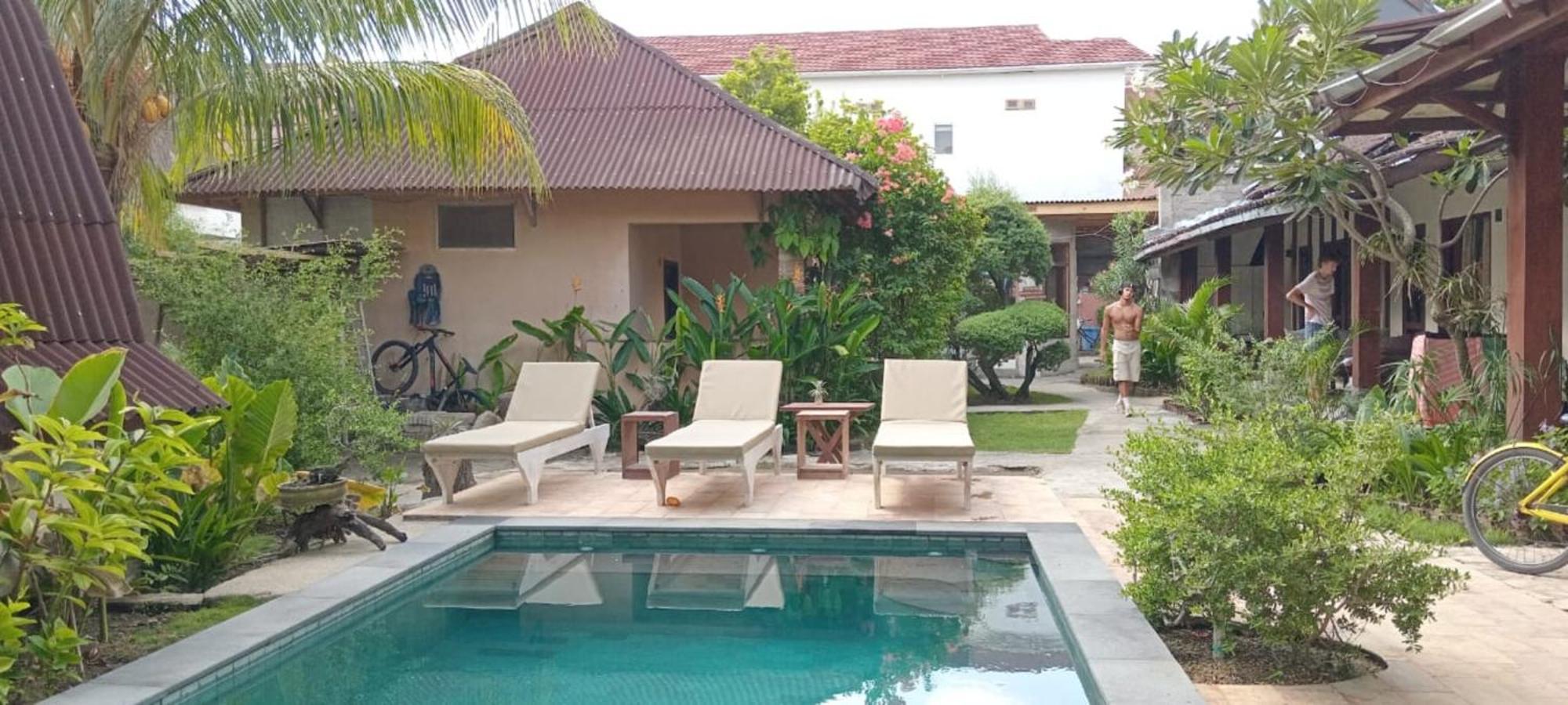D'Gilian Bungalow Gili Trawangan Buitenkant foto