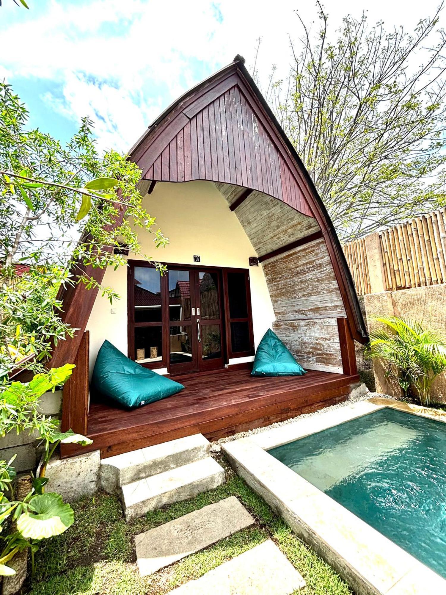 D'Gilian Bungalow Gili Trawangan Buitenkant foto