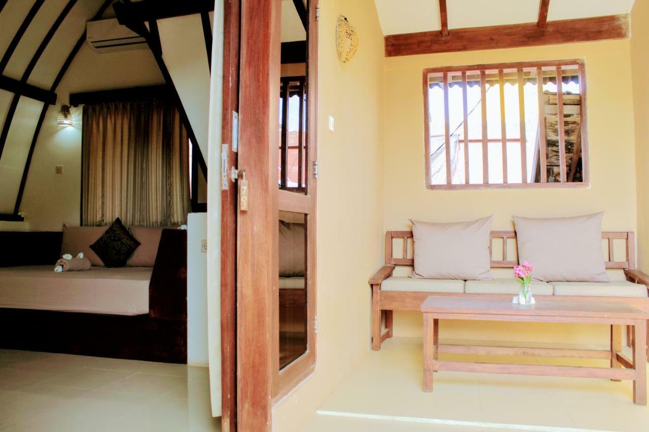 D'Gilian Bungalow Gili Trawangan Buitenkant foto